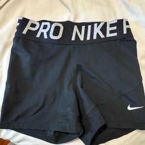 Nike Black Pro Elastic-Waist Women’s Shorts